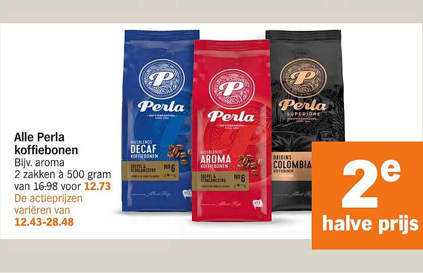 Alle Perla koffiebonen