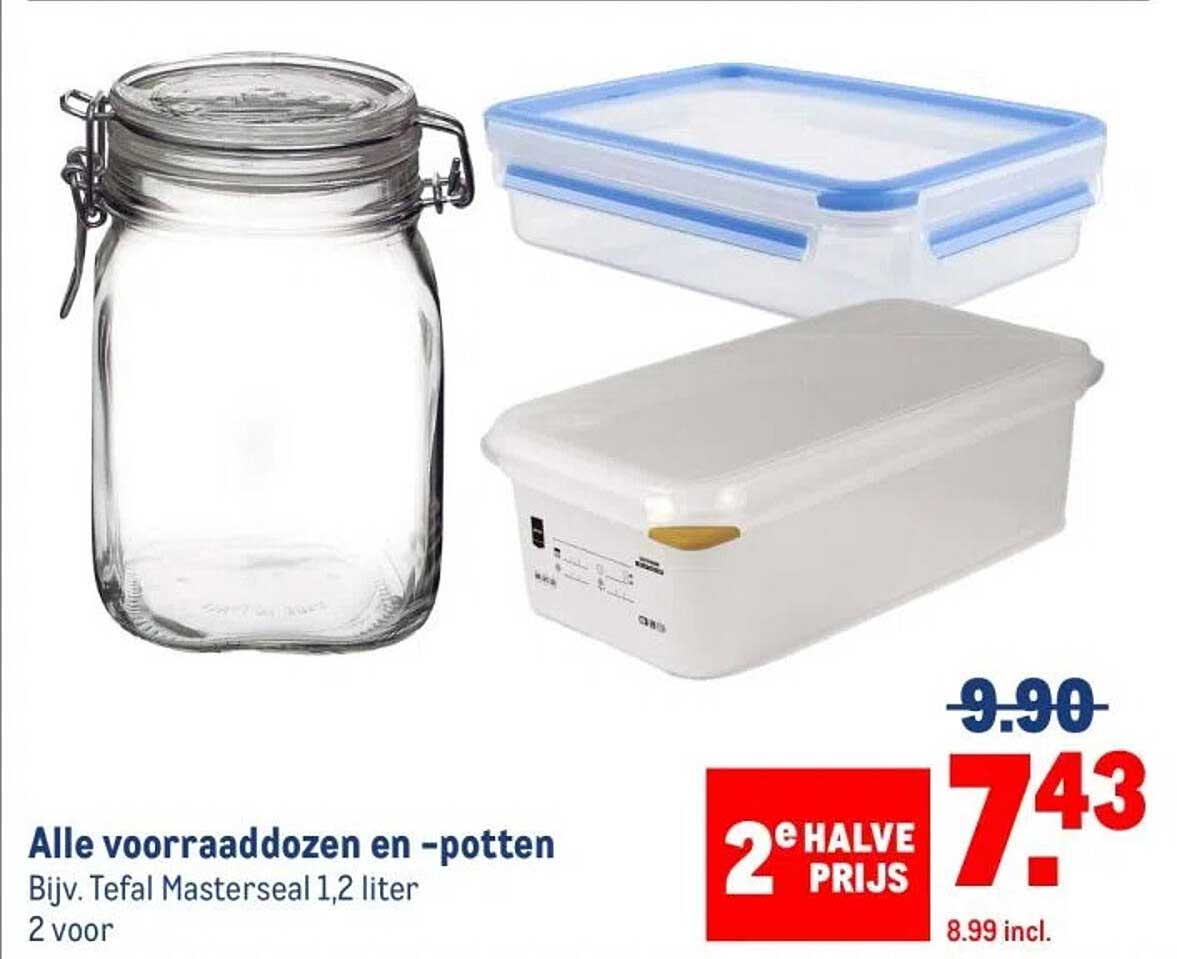 Alle voorraaddozen en -potten