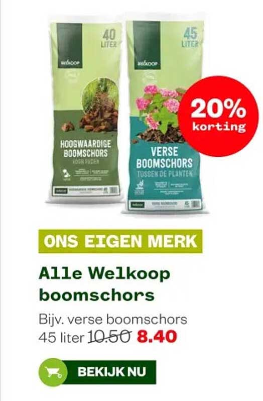 Alle Welkoop boomschors