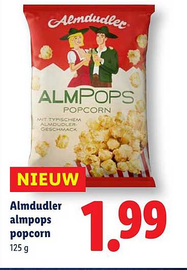 Almdudler almpops popcorn