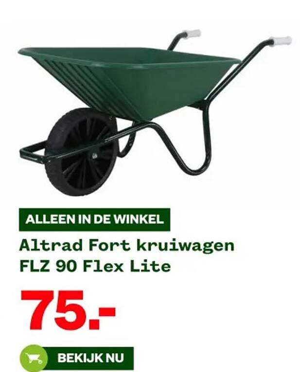 Altrad Fort kruiwagen FLZ 90 Flex Lite
