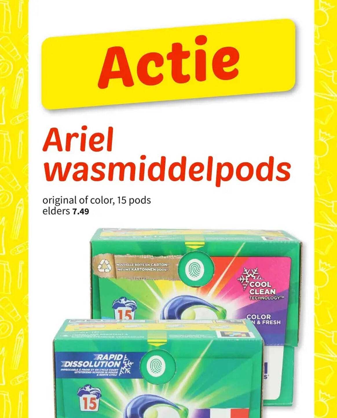Ariel wasmiddelpods