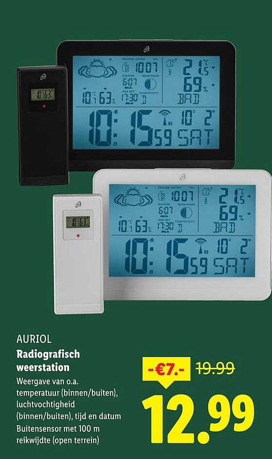 AURIOL Radiografisch weerstation