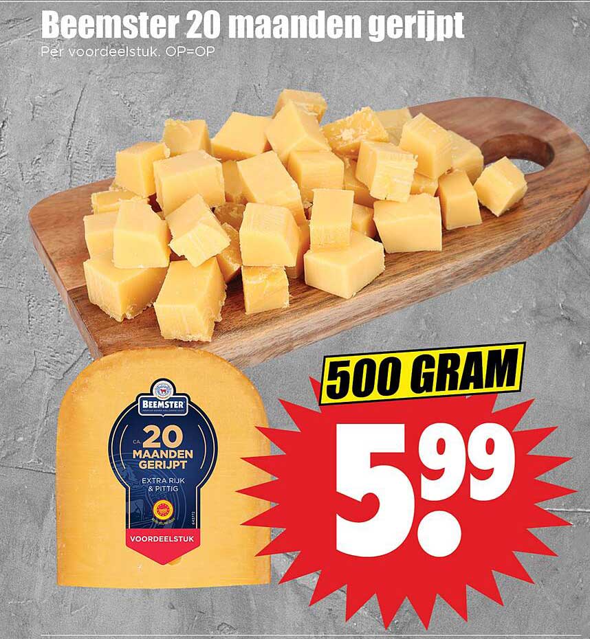 Beemster 20 maanden gerijpt