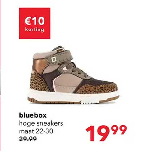bluebox hoge sneakers maat 22-30