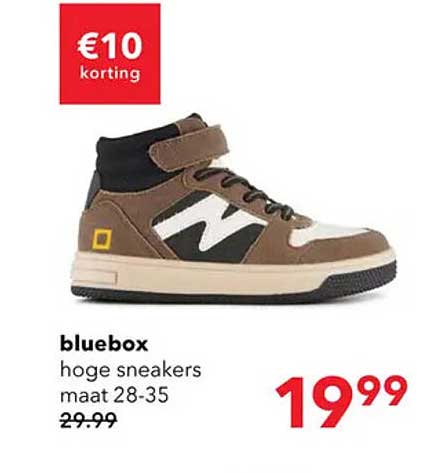 bluebox hoge sneakers maat 28-35