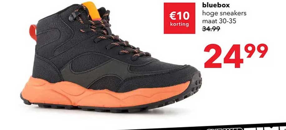 bluebox hoge sneakers maat 30-35