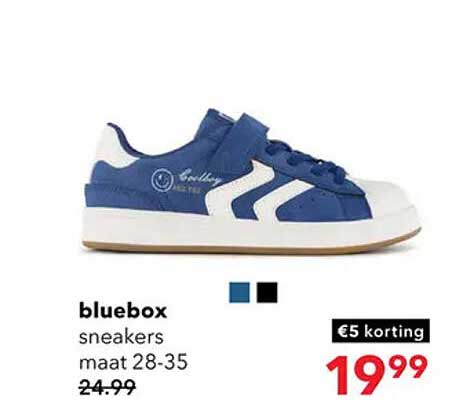 bluebox sneakers maat 28-35