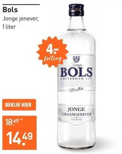 Bols Jonge jenever, 1 liter