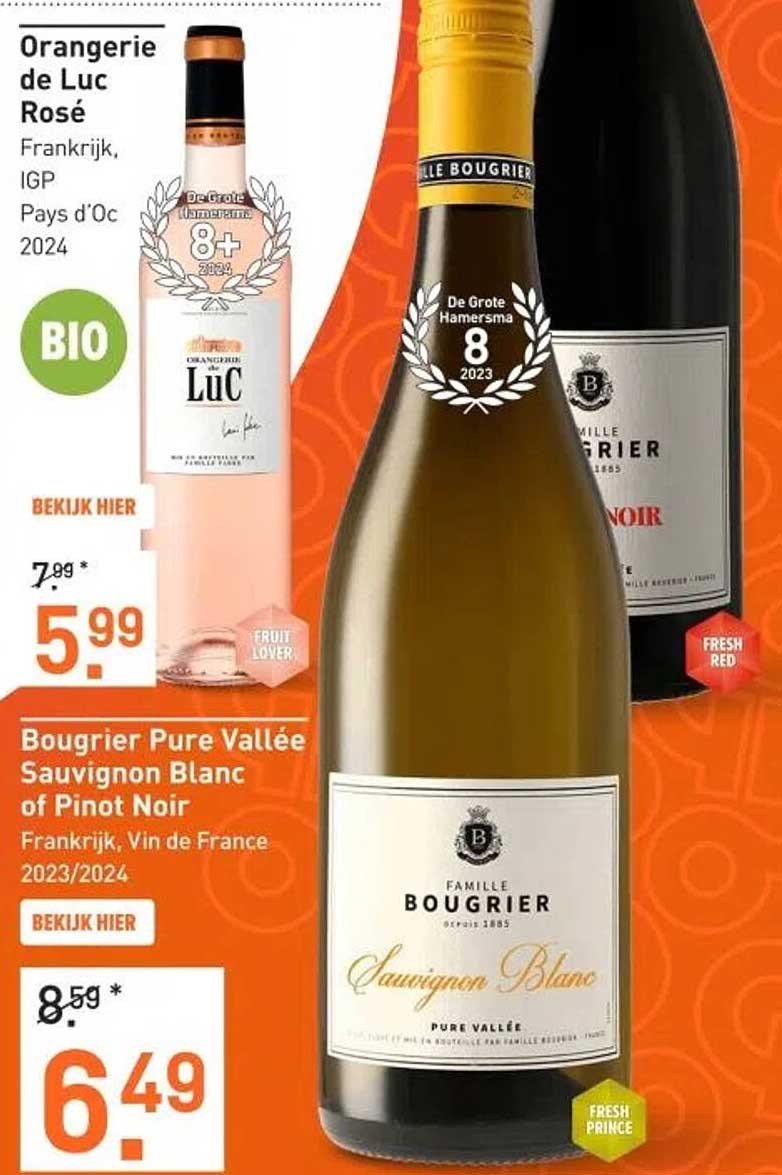 Bougrier Pure Vallée Sauvignon Blanc of Pinot Noir