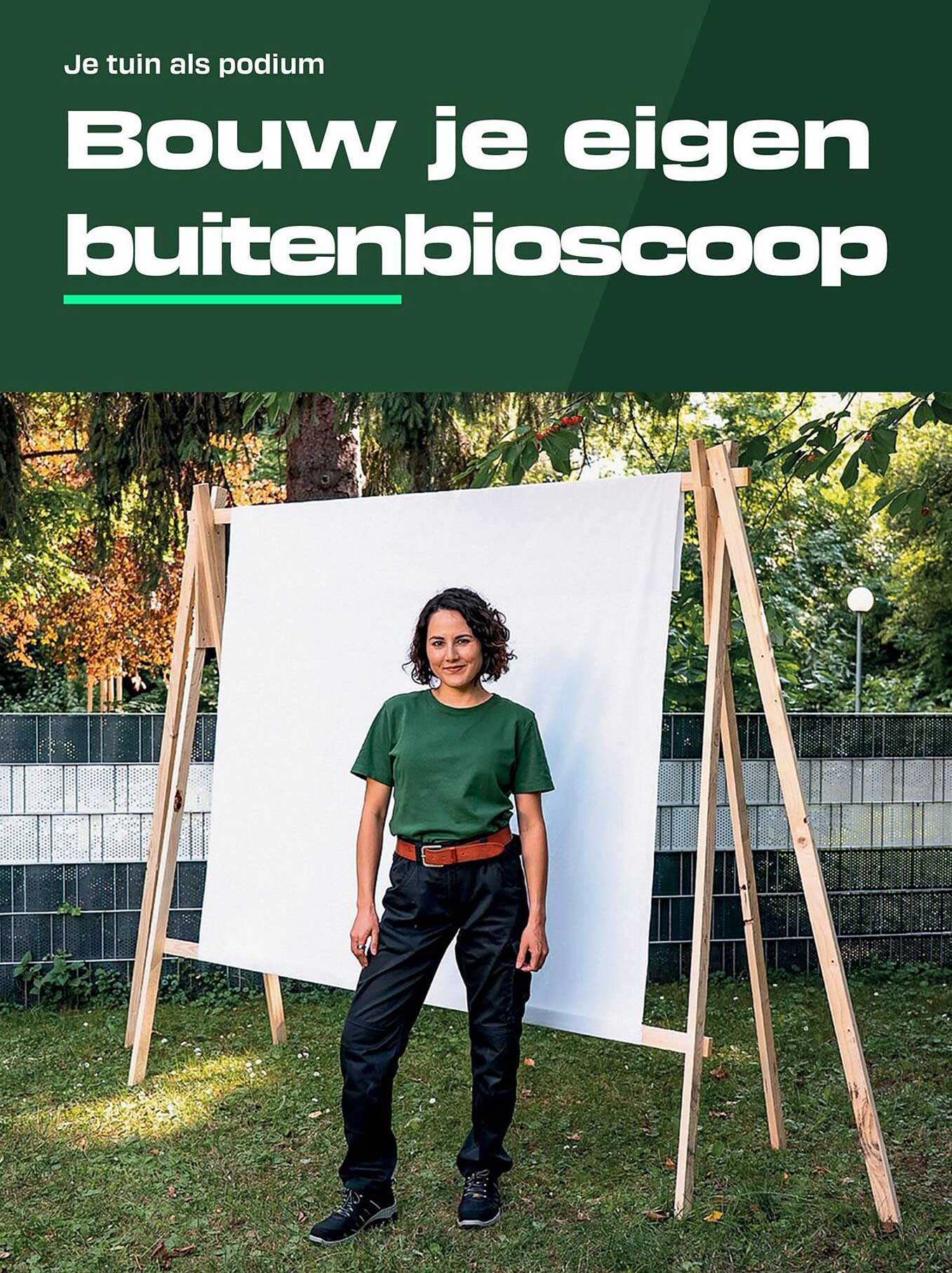 Bouw je eigen buitenbioscoop