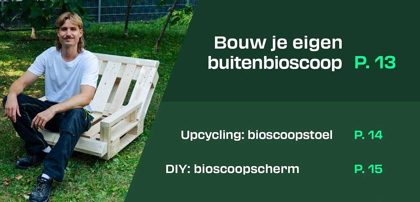 Bouw je eigen buitenbioscoop