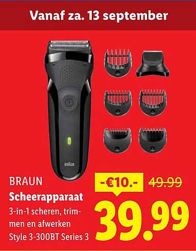 BRAUN Scheerapparaat