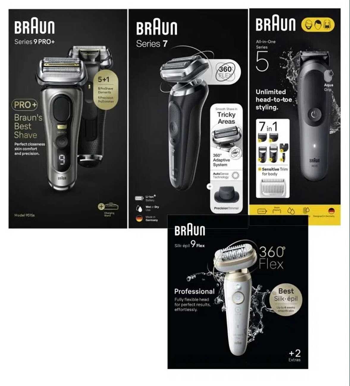 Braun Series 9 PRO+ en Braun Series 7 - De beste scheerervaring!