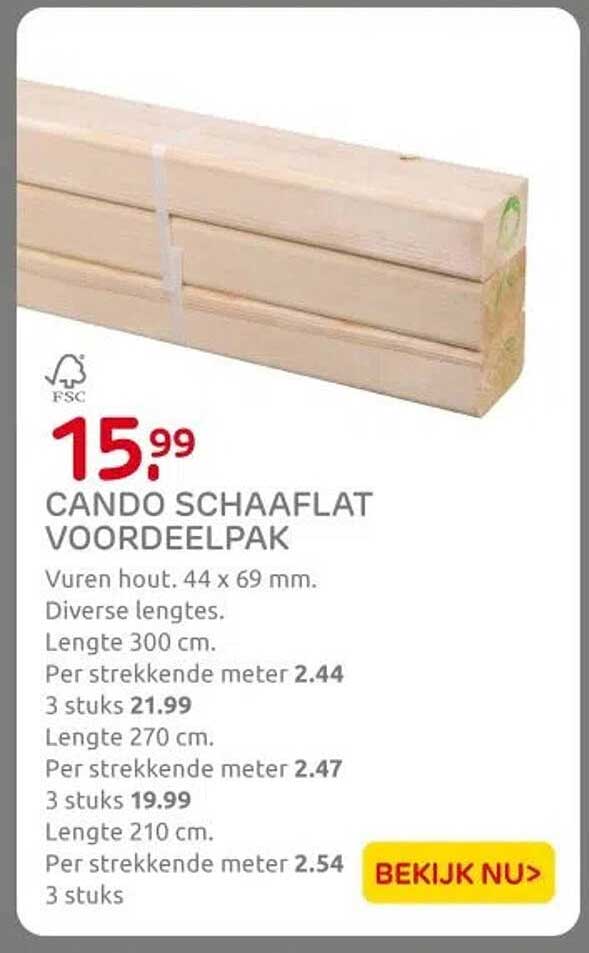 CANDO SCHAAFLAT VOORDEELPAK