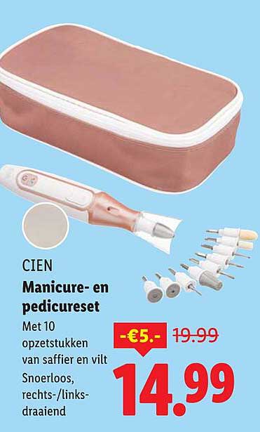 CIEN Manicure- en pedicureset