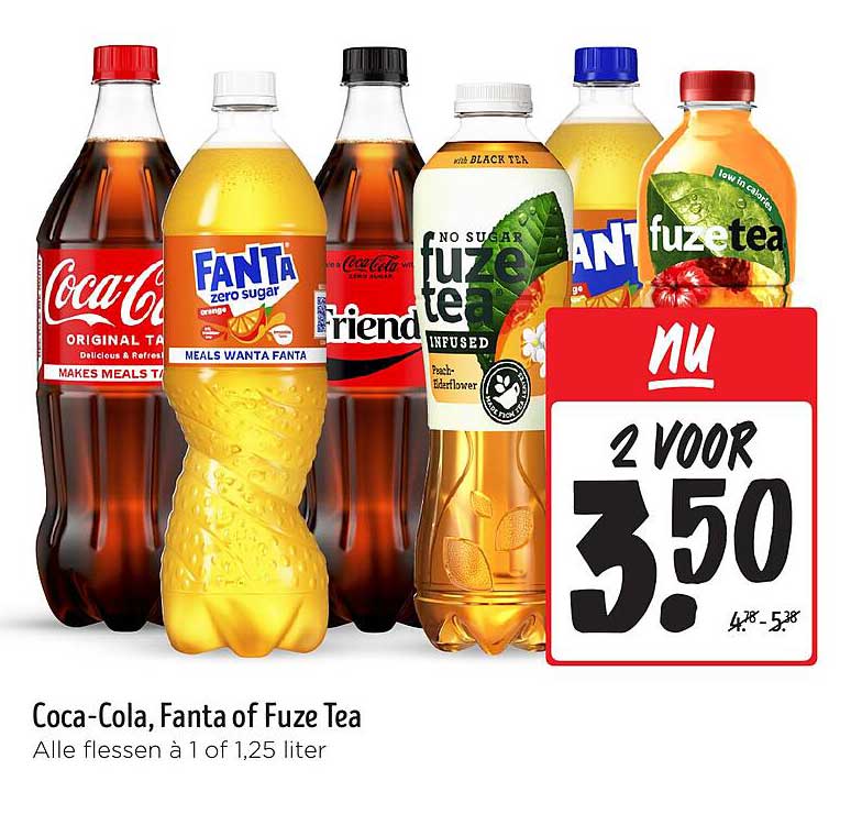 Coca-Cola, Fanta of Fuze Tea
