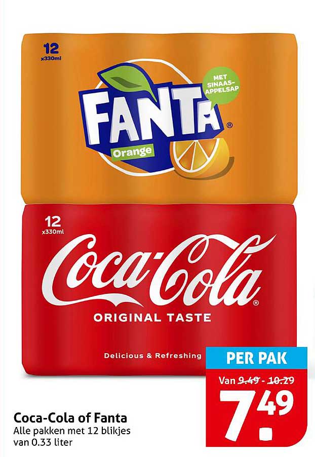 Coca-Cola of Fanta