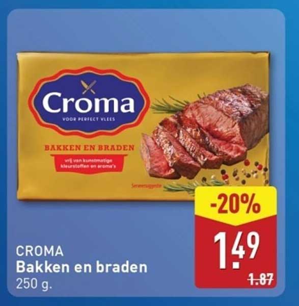 CROMA Bakken en braden 250 g.