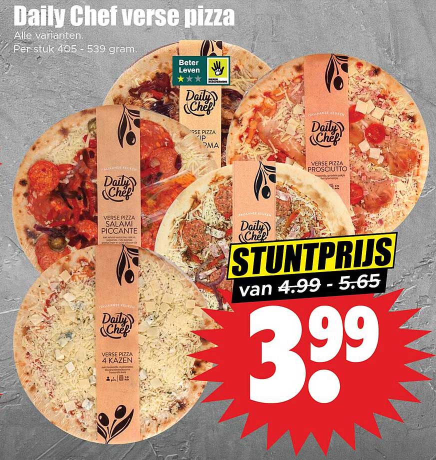 Daily Chef verse pizza