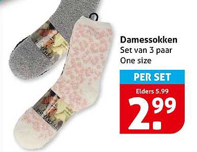Damessokken Set van 3 paar