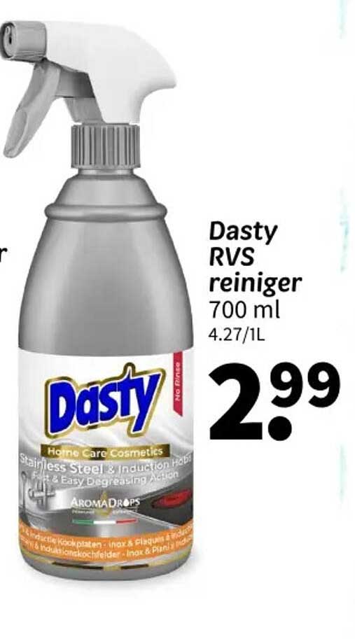 Dasty RVS reiniger 700 ml