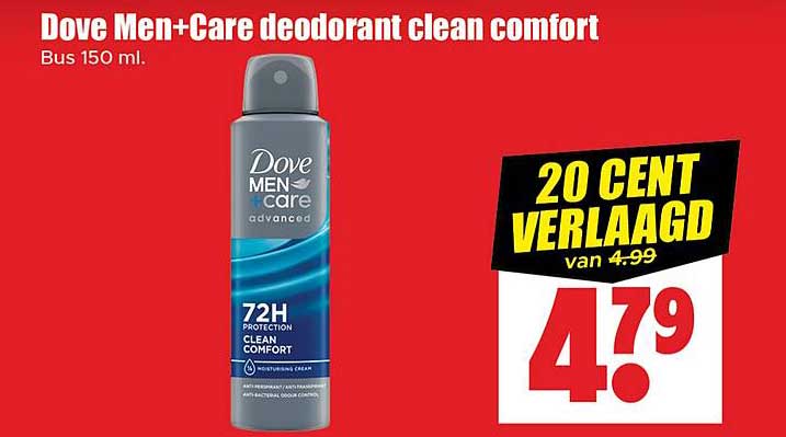 Dove Men+Care deodorant clean comfort
