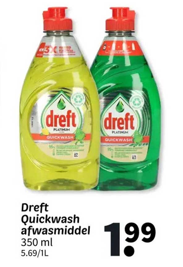 Dreft Quickwash afwasmiddel
