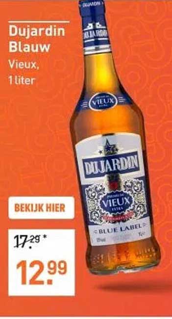 Dujardin Blauw Vieux, 1 liter