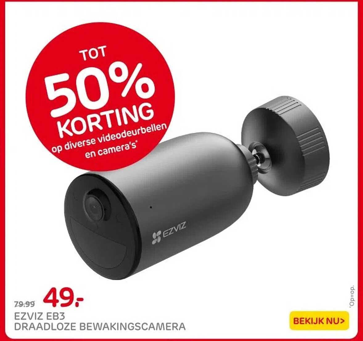EZVIZ EB3 DRAADLOZE BEWAKINGSCAMERA