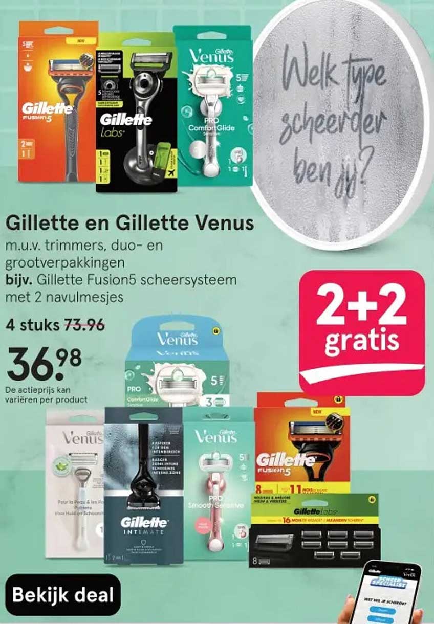 Gillette en Gillette Venus