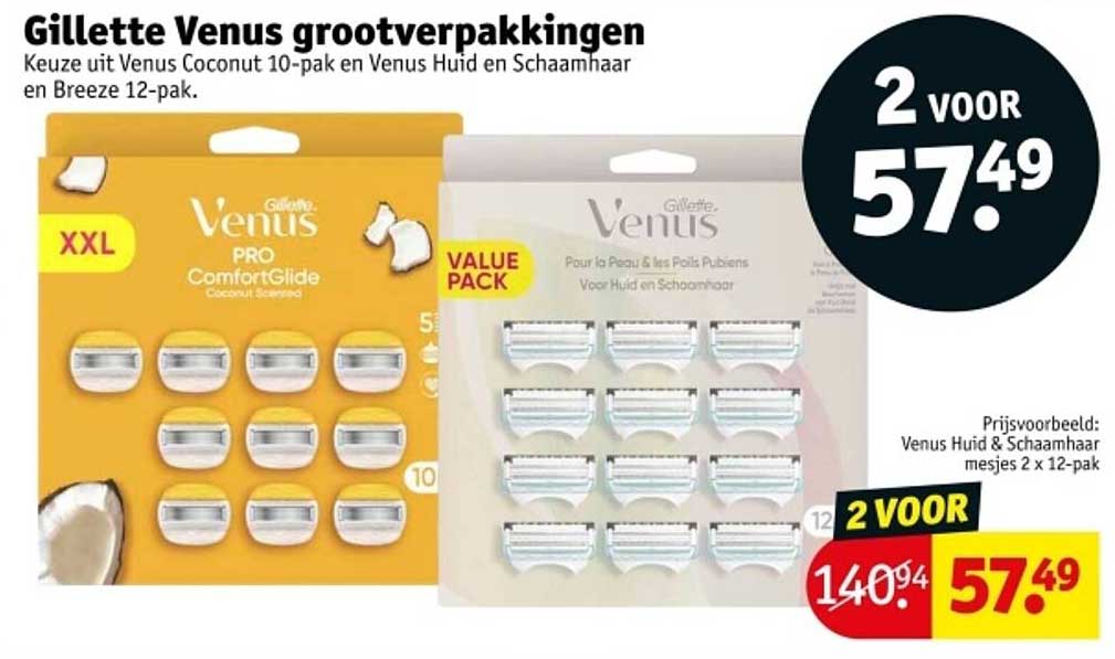 Gillette Venus grootverpakkingen