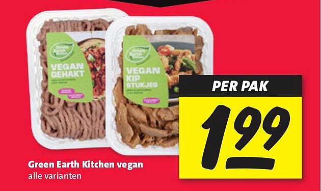 Green Earth Kitchen vegan alle varianten