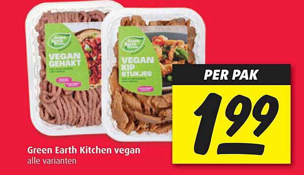 Green Earth Kitchen vegan alle varianten