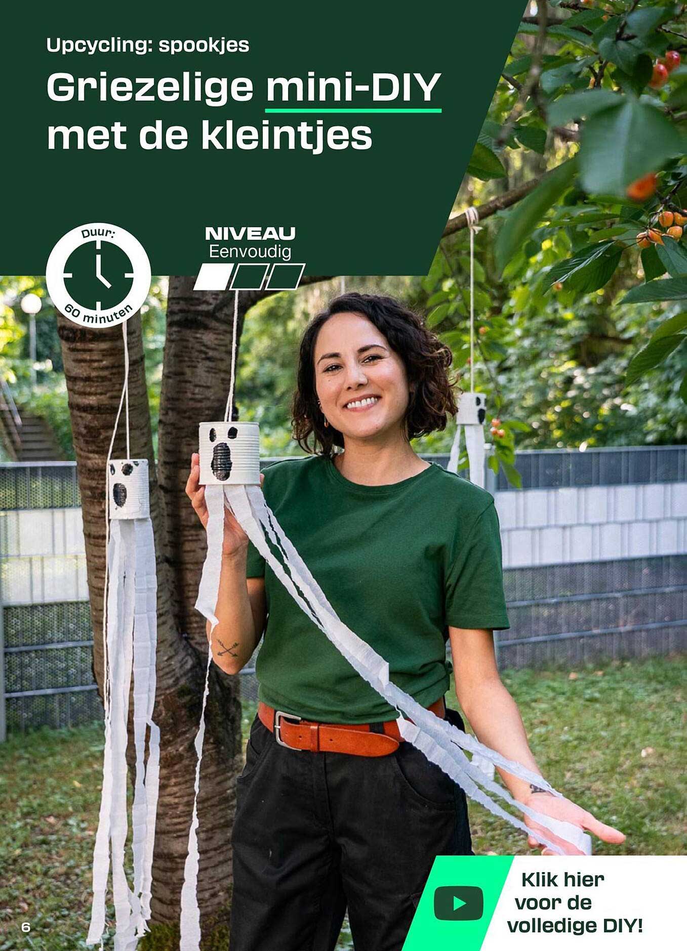 Griezelige mini-DIY met de kleintjes