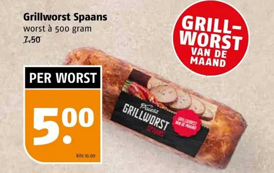 Grillworst Spaans