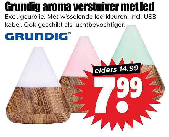 Grundig aroma verstuiver met led