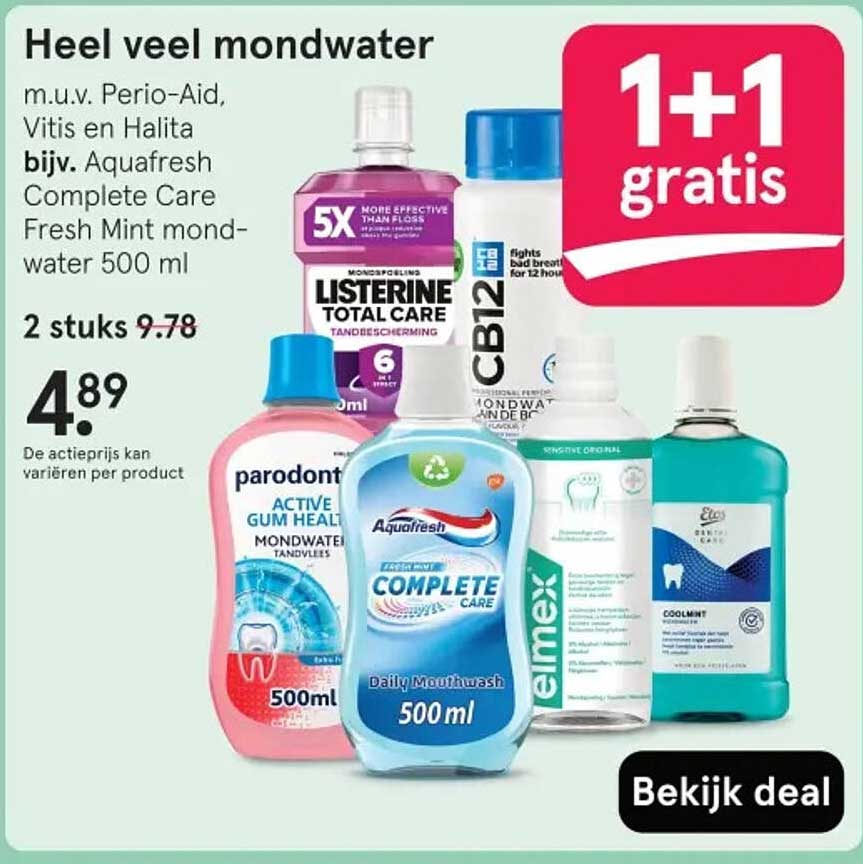 Heel veel mondwater