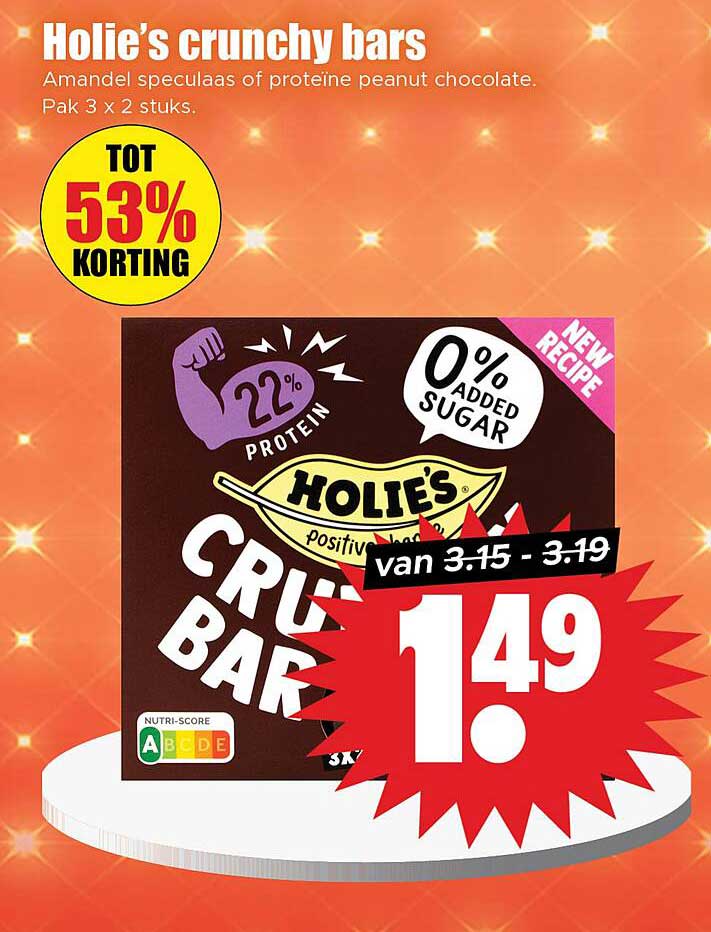 Holie's crunchy bars