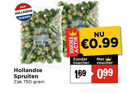 Hollandse Spruiten Zak 750 gram