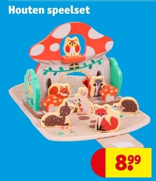 Houten speelset
