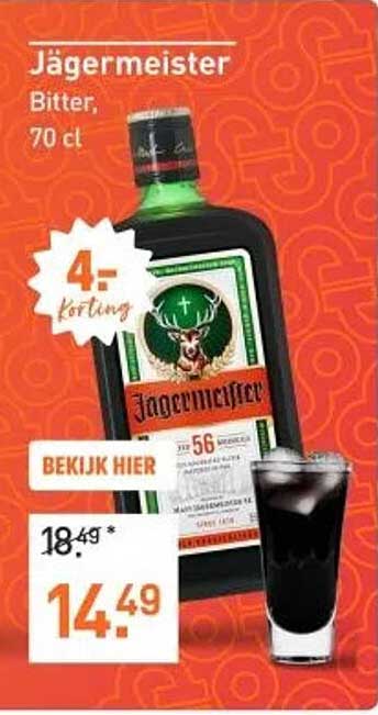 Jägermeister Bitter, 70 cl