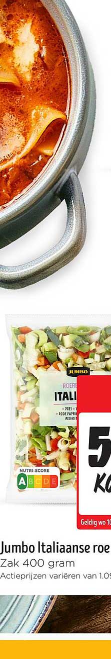 Jumbo Italiaanse roerbakzak 400 gram