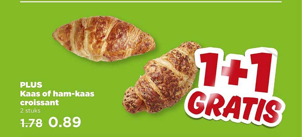 Kaas of ham-kaas croissant