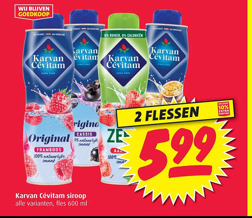 Karvan C_evitam siroop alle varianten, fles 600 ml