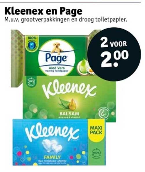 Kleenex en Page