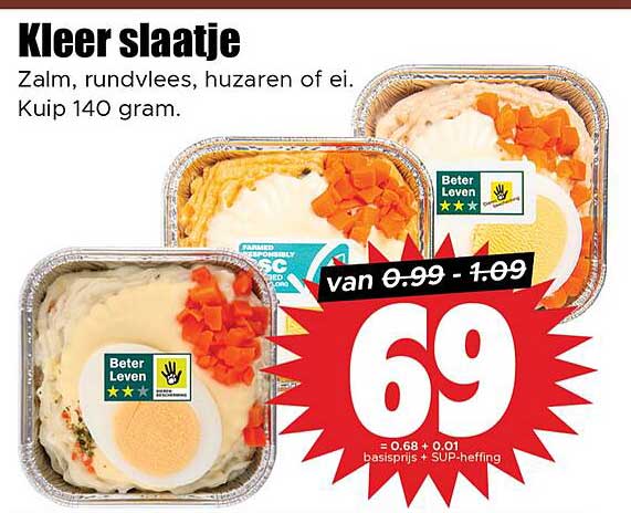 Kleer slaatje