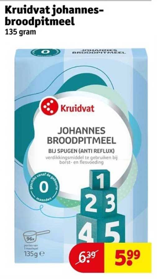 Kruidvat johannes-broodpitmeel 135 gram