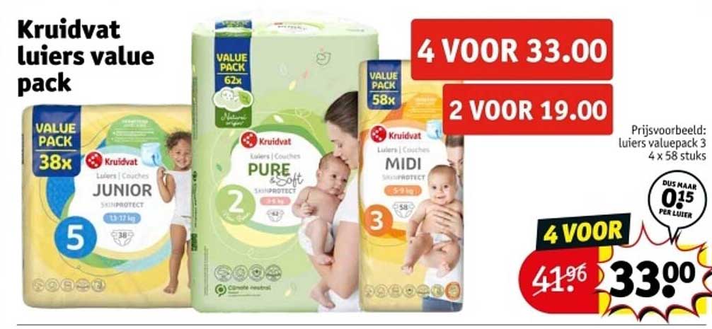 Kruidvat luiers value pack
