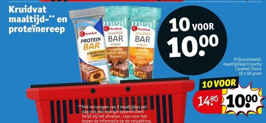 Kruidvat maaltijd-** en proteïnereep